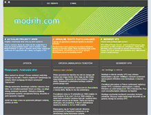 Tablet Screenshot of modrih.com
